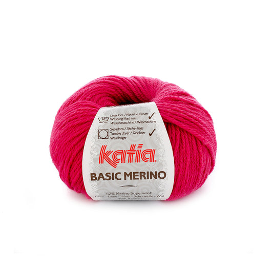 Katia Basic Merino Licht fuchsia kleur - 40