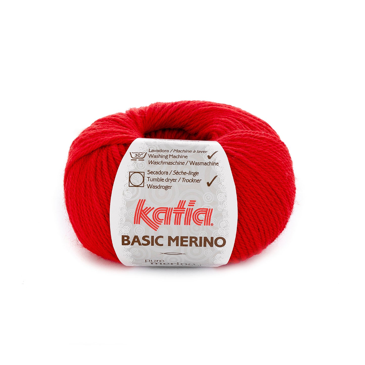 Katia Basic Merino Rood kleur - 4
