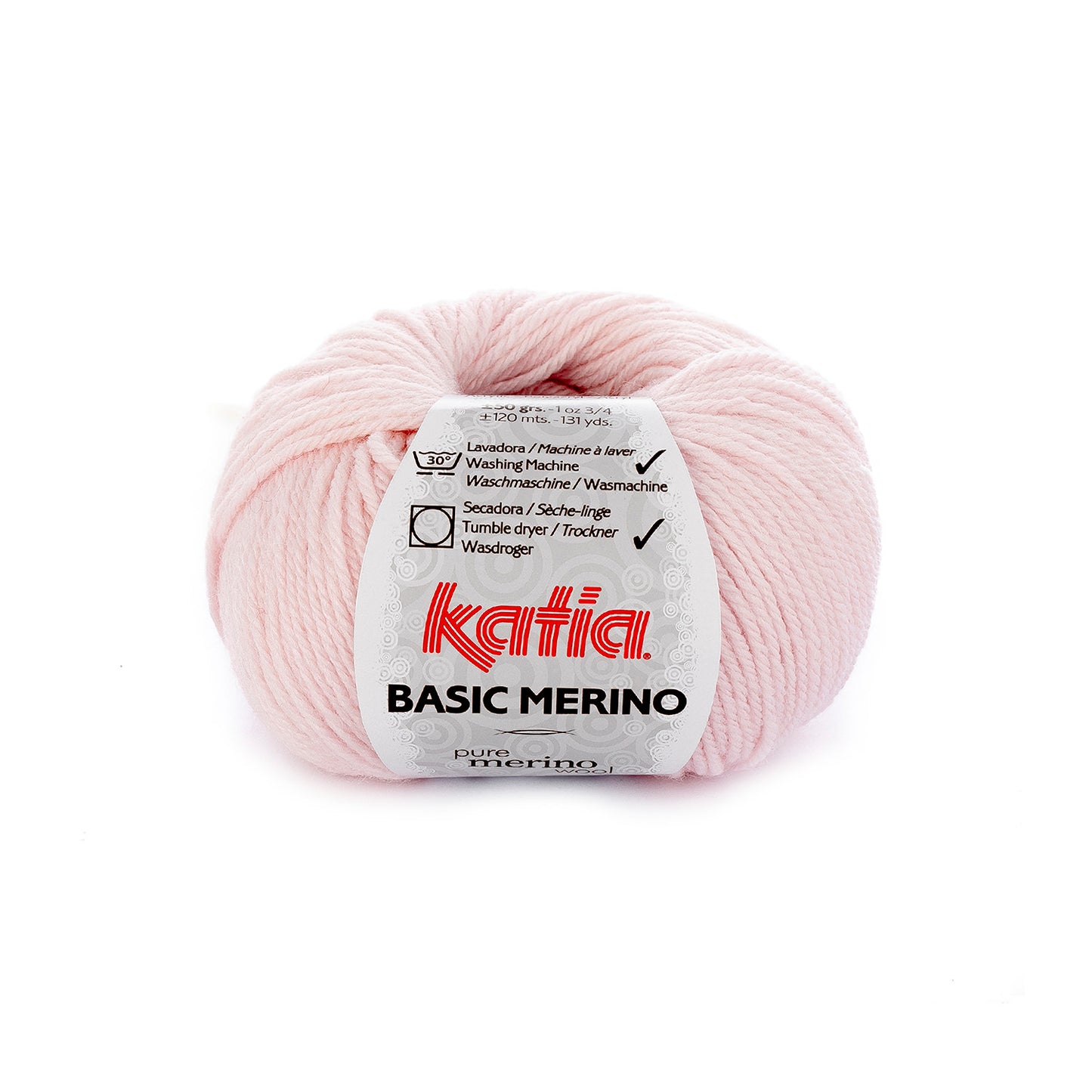 Katia Basic Merino Lichtroze kleur - 62