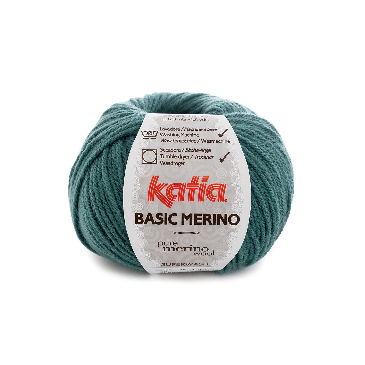 Katia Basic Merino Smaragd groen kleur - 78