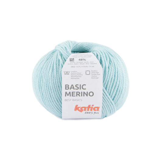 Katia Basic Merino Licht hemelsblauw-Zeer licht blauw kleur - 93