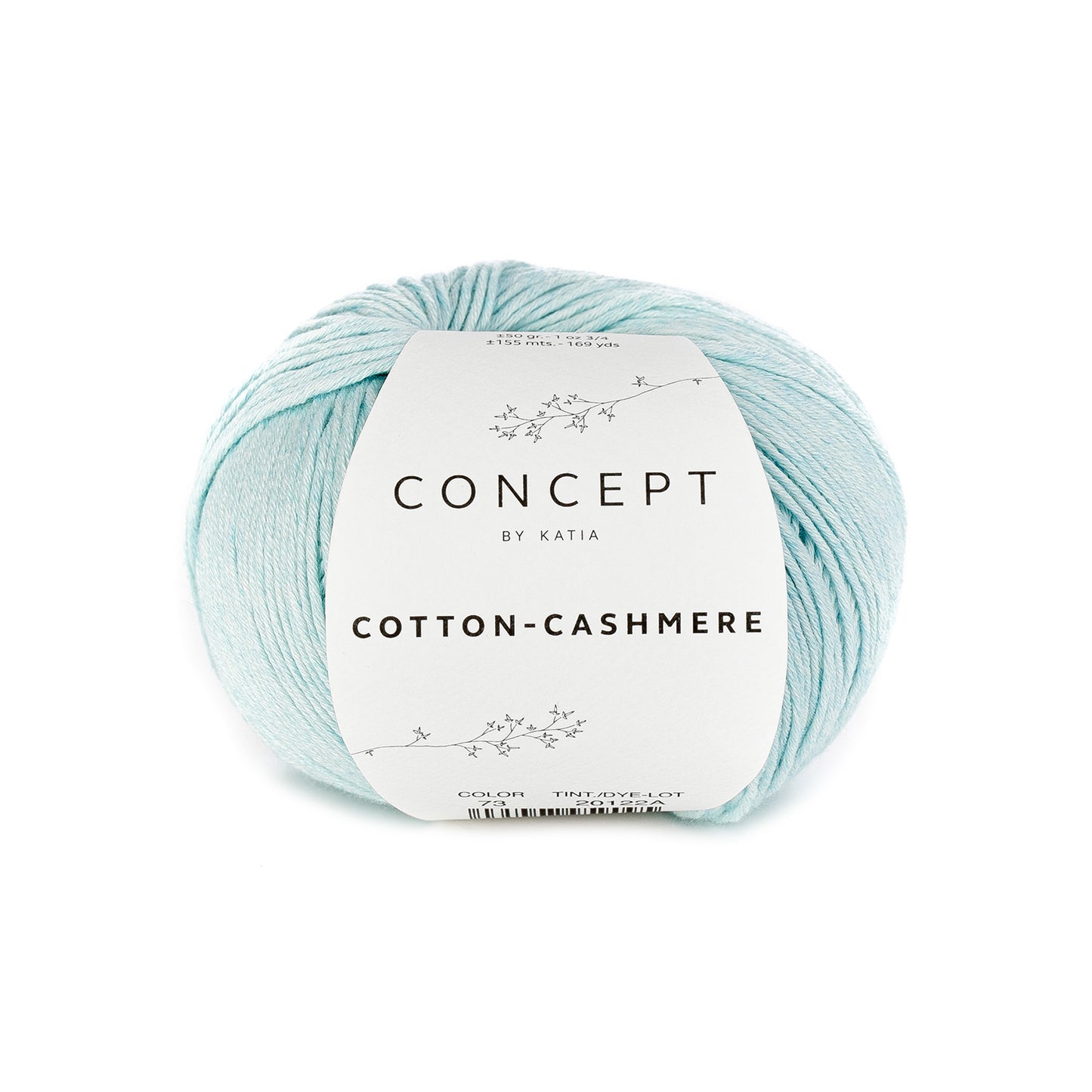 COTTON CASHMERE Water blauw 73