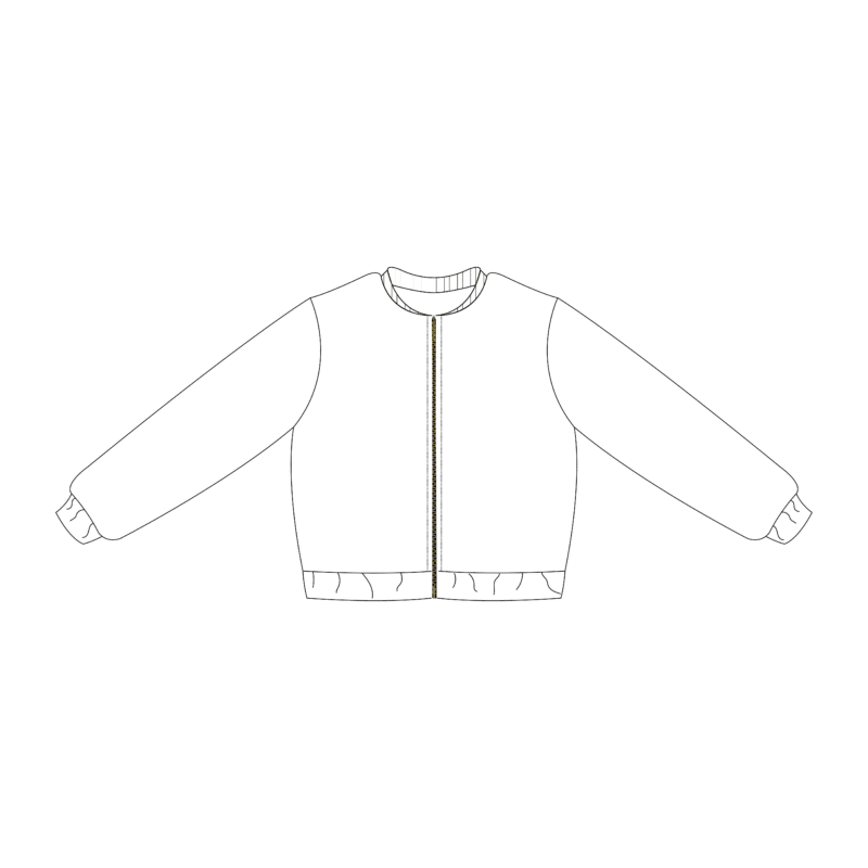 Bel’Etoile – Clea bomber dames en tieners (papieren patroon)