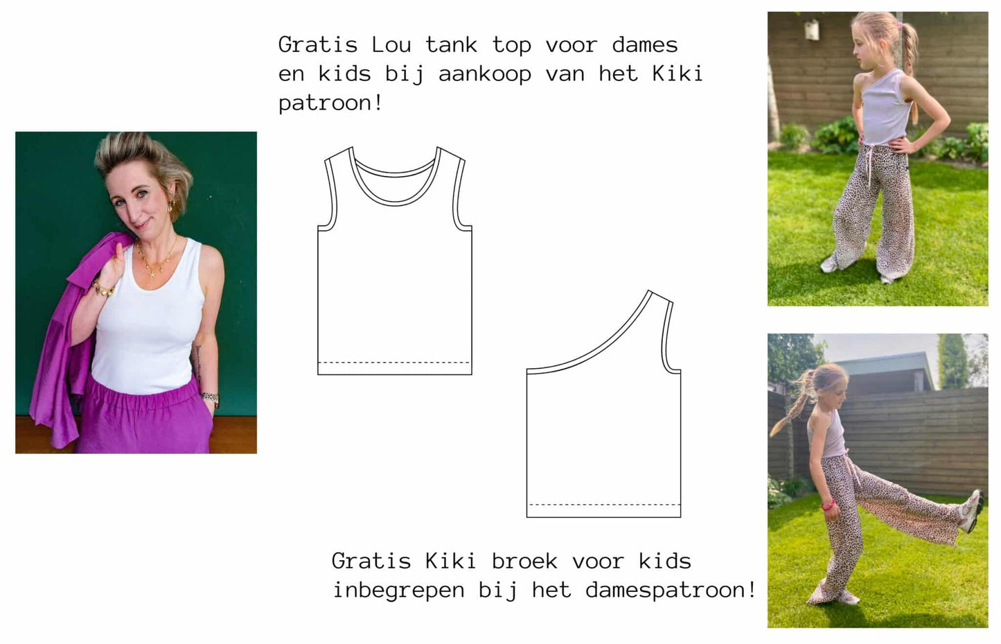 Bel’Etoile – Kiki blouse & broek set dames (papieren patroon)