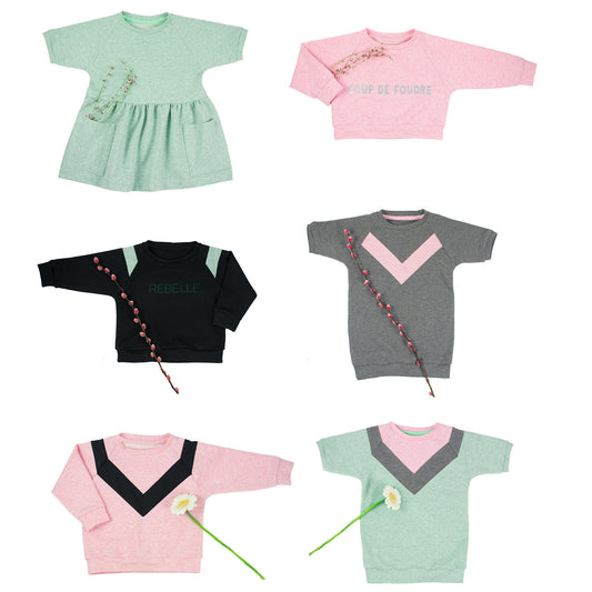 Bel'Etoile - Isa sweater, jurk en top kids (papieren naaipatroon)