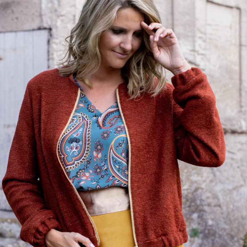 Bel’Etoile – Clea bomber dames en tieners (papieren patroon)