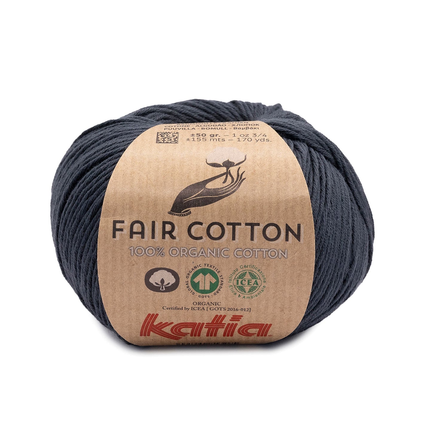 FAIR COTTON Antraciet grijs 54