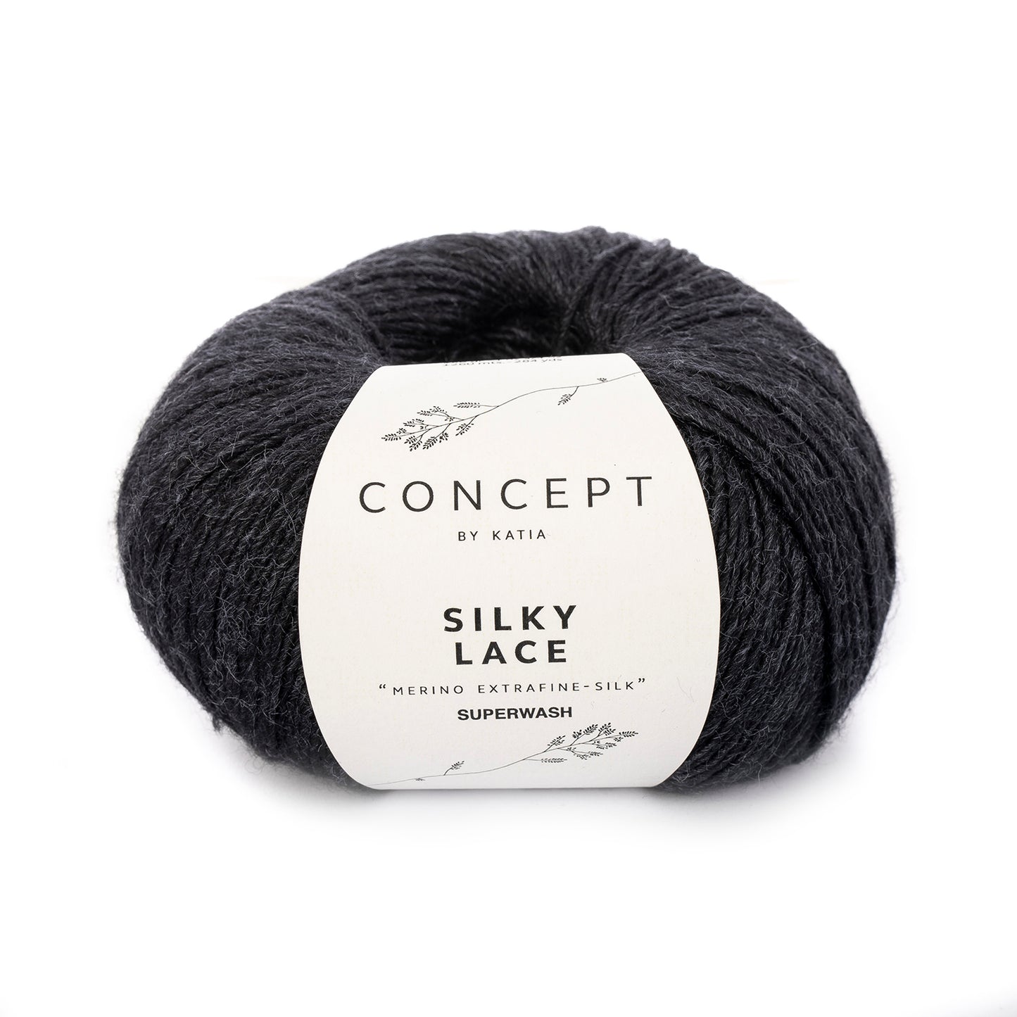Katia Silky Lace Zwart kleur - 156