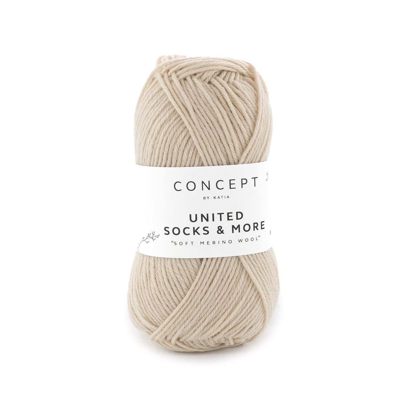Katia United Socks & More Beige kleur - 100