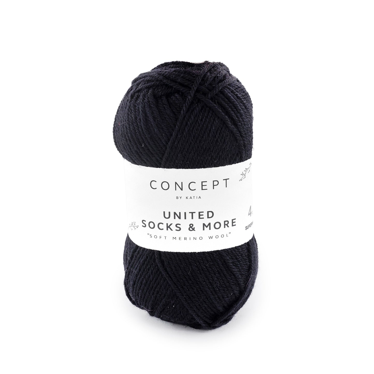 Katia United Socks & More Zwart kleur - 2