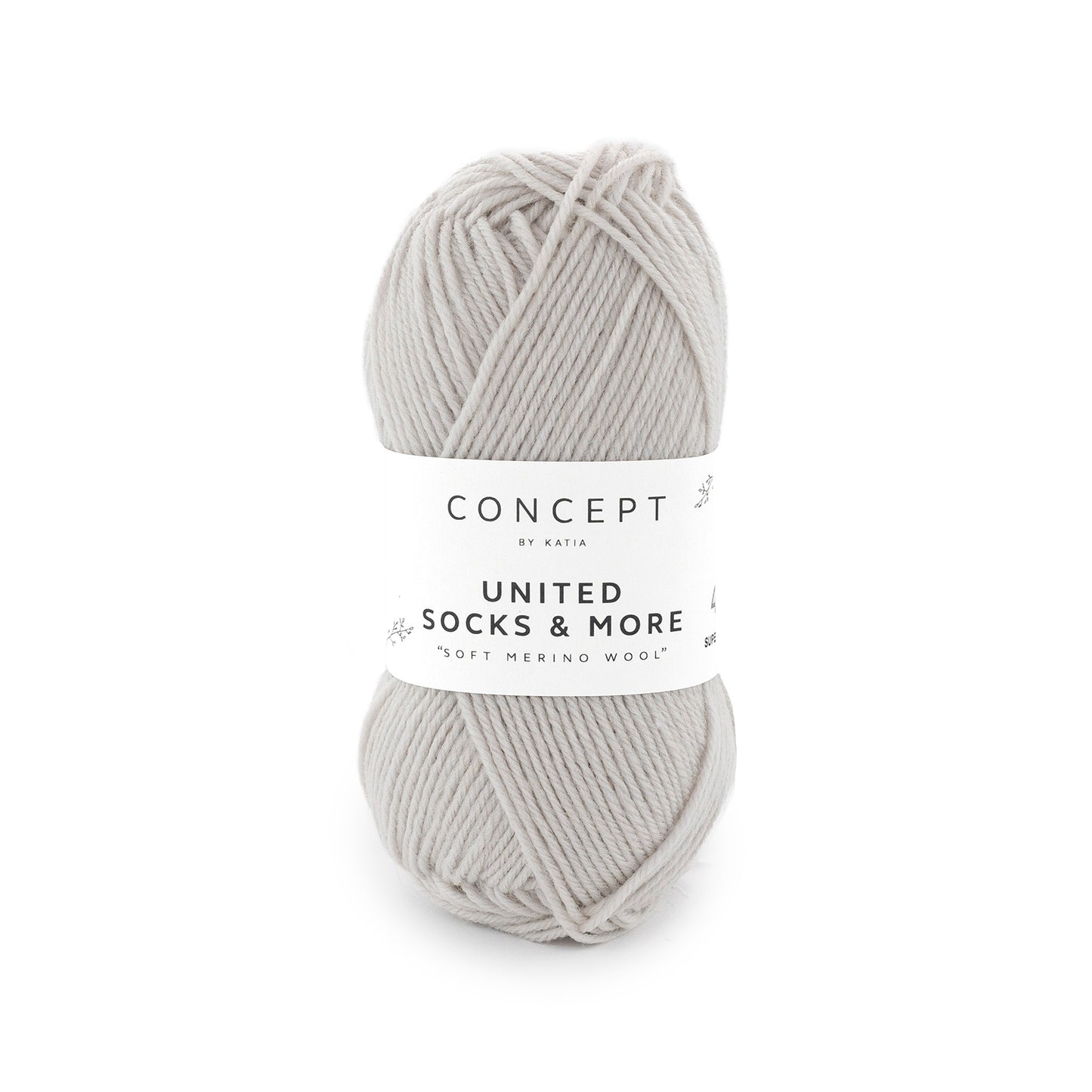 Katia United Socks & More Licht grijs kleur - 200
