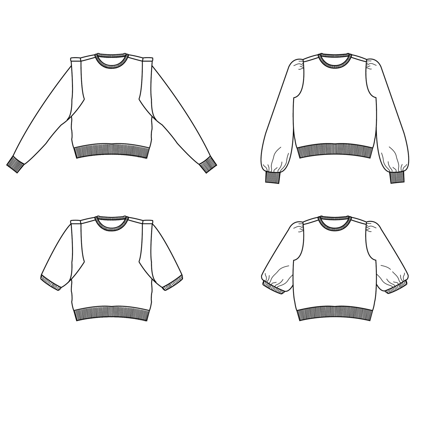 Bel’Etoile – Hera sweater kids (papieren patroon)