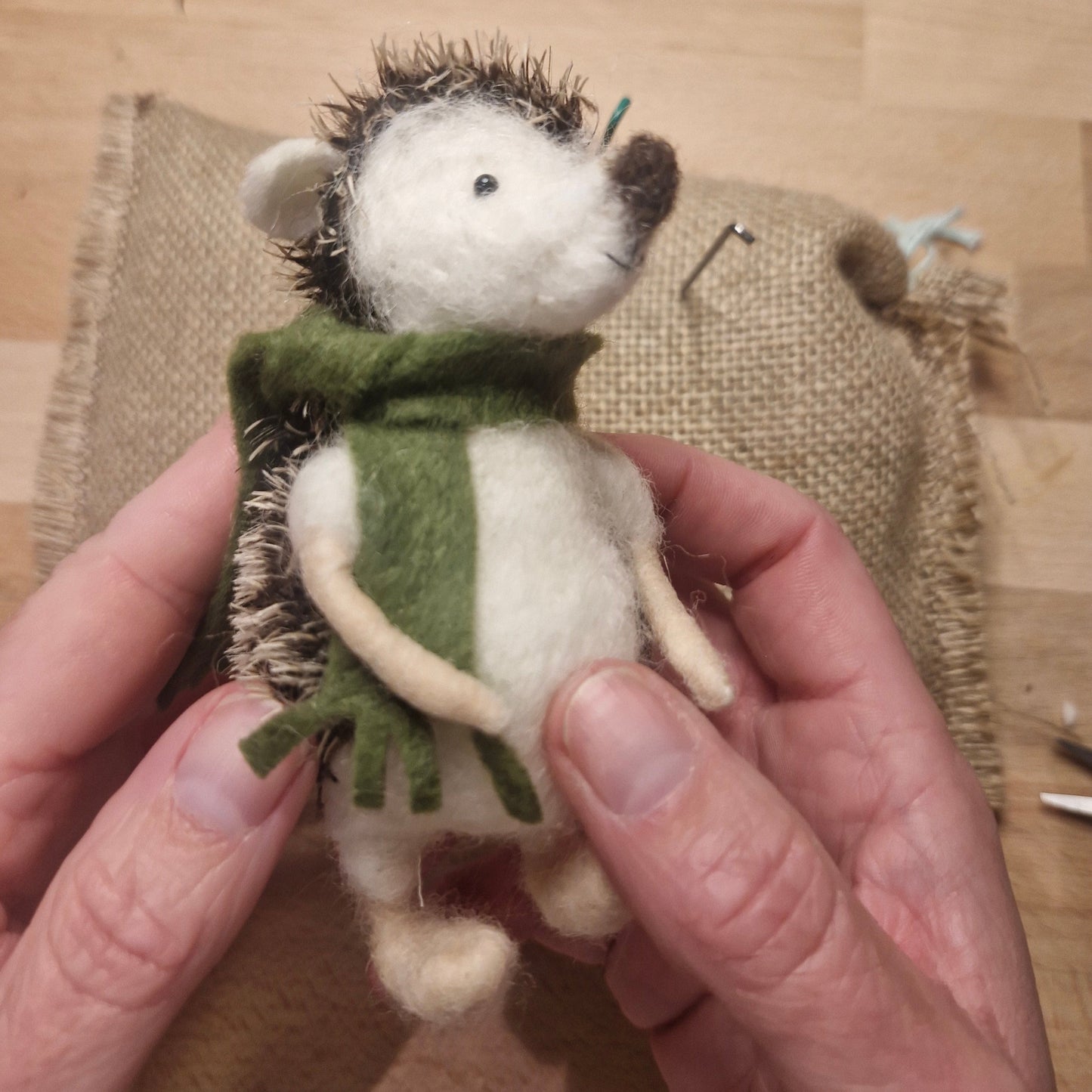 Ollie de Egel – DIY Naaldviltpakket