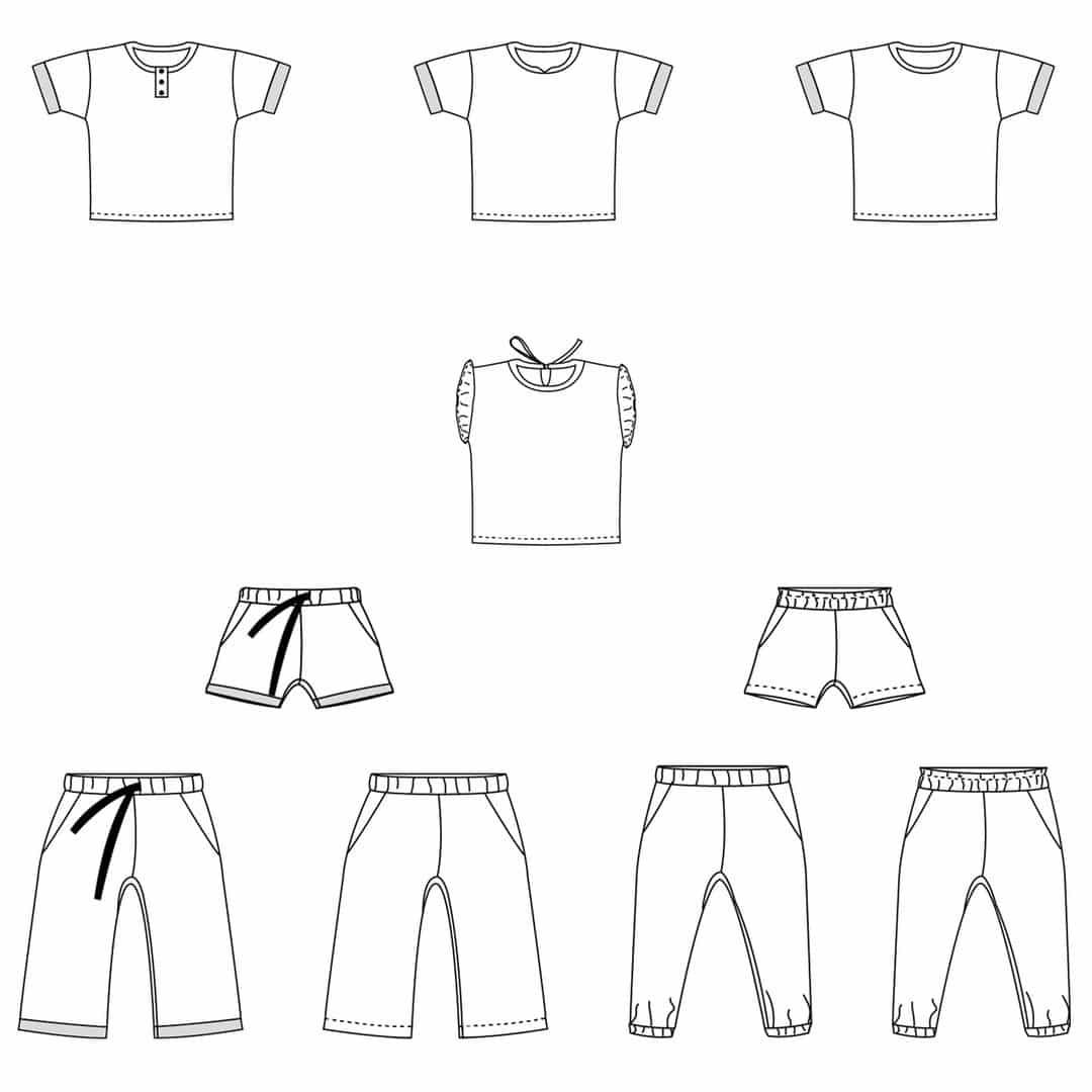 Bel’Etoile – Nio & Nia kids (papieren patroon)