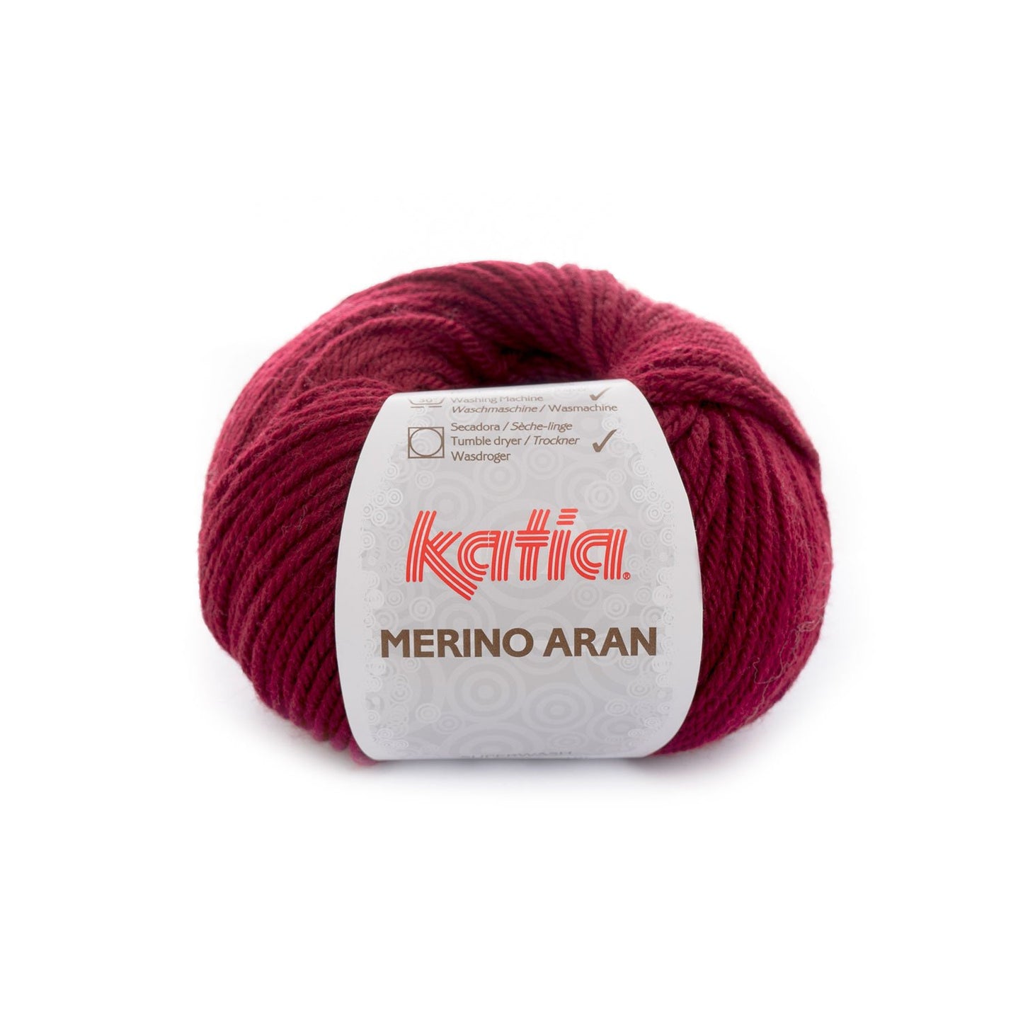 Katia Merino Aran Donker bordeaux rood kleur - 23