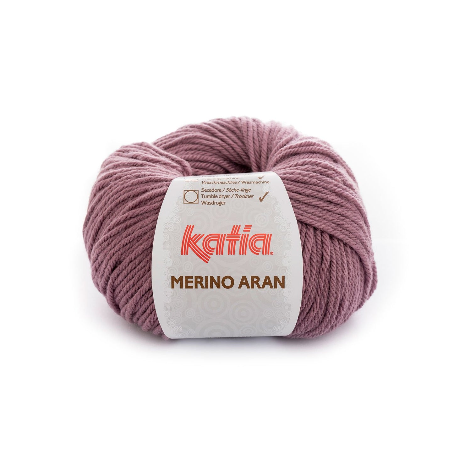 Katia Merino Aran Donker mauvé kleur - 85