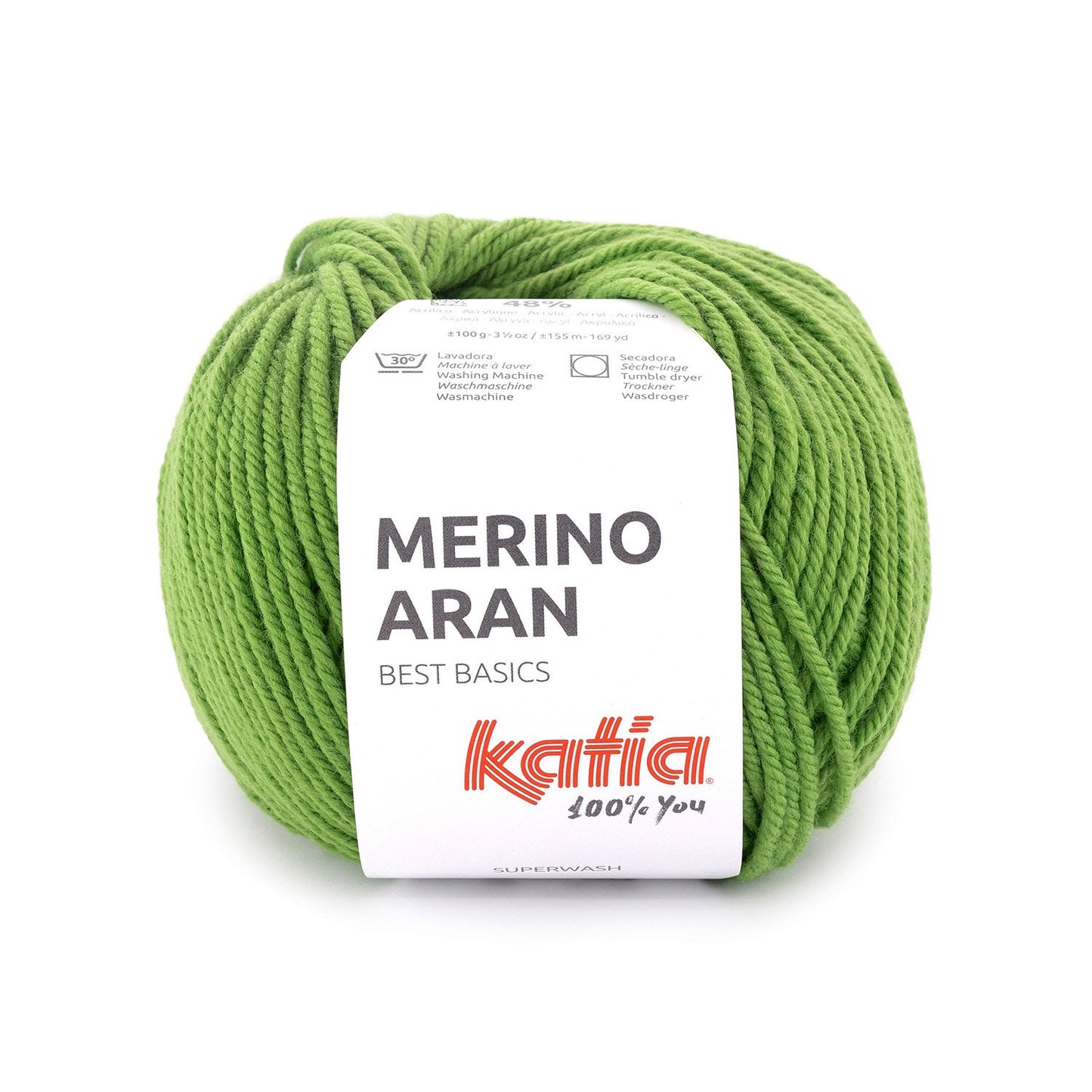 Katia Merino Aran Groen gras kleur - 109