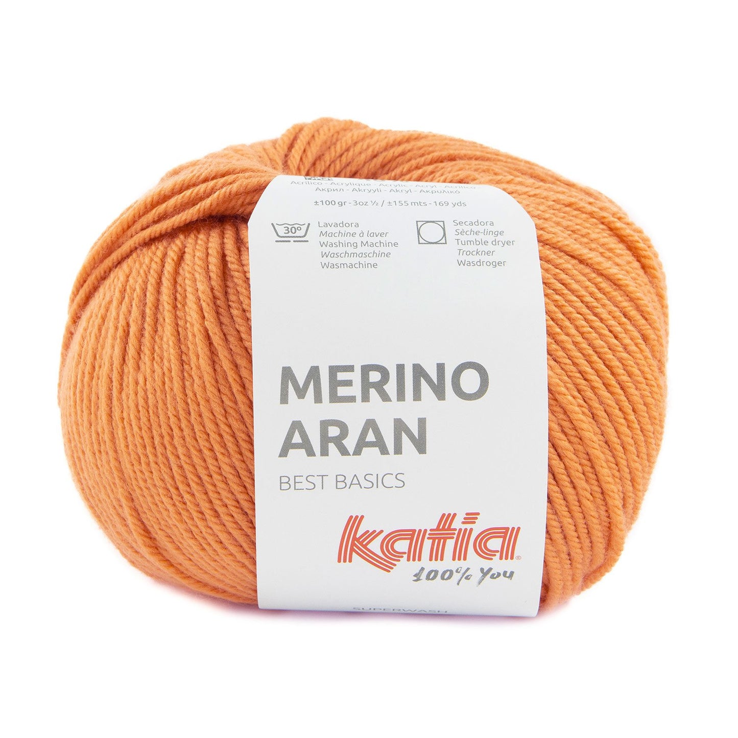 Katia Merino Aran Licht oranje kleur - 96