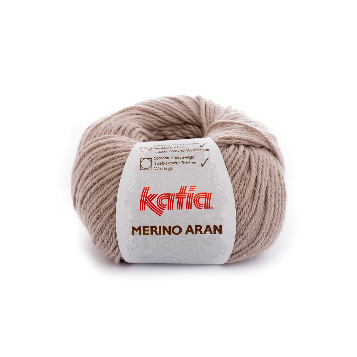 Katia Merino Aran Medium beige kleur - 9
