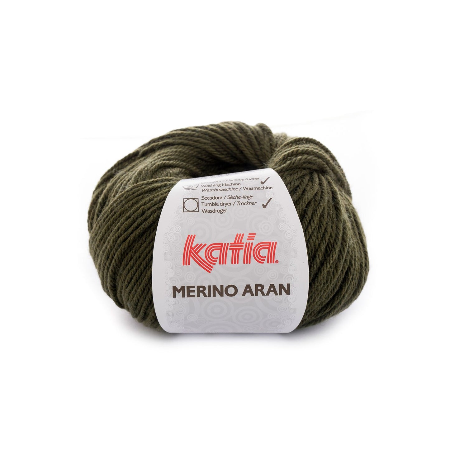 Katia Merino Aran Medium groen kleur - 48