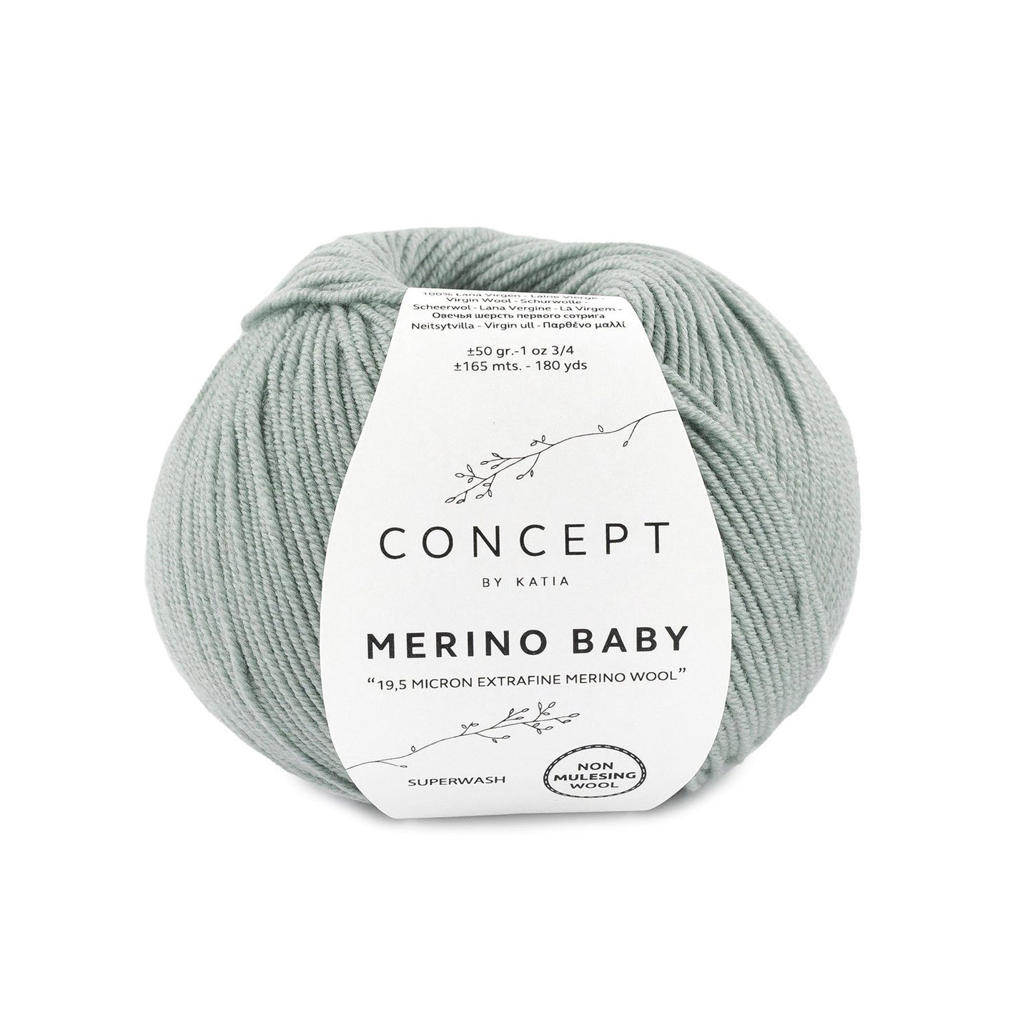 Katia Merino Baby Bleekgroen kleur - 97