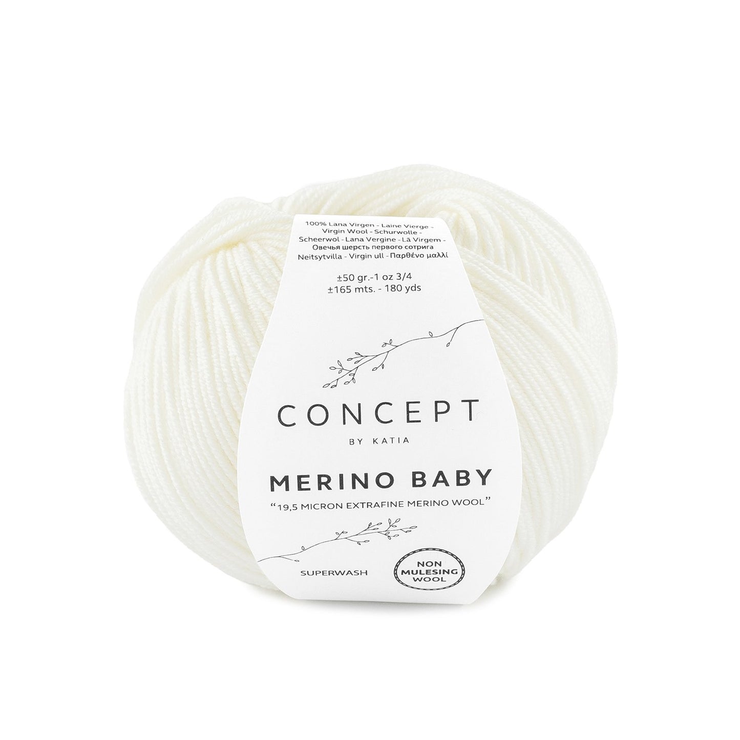Katia Merino Baby Ecru kleur - 3