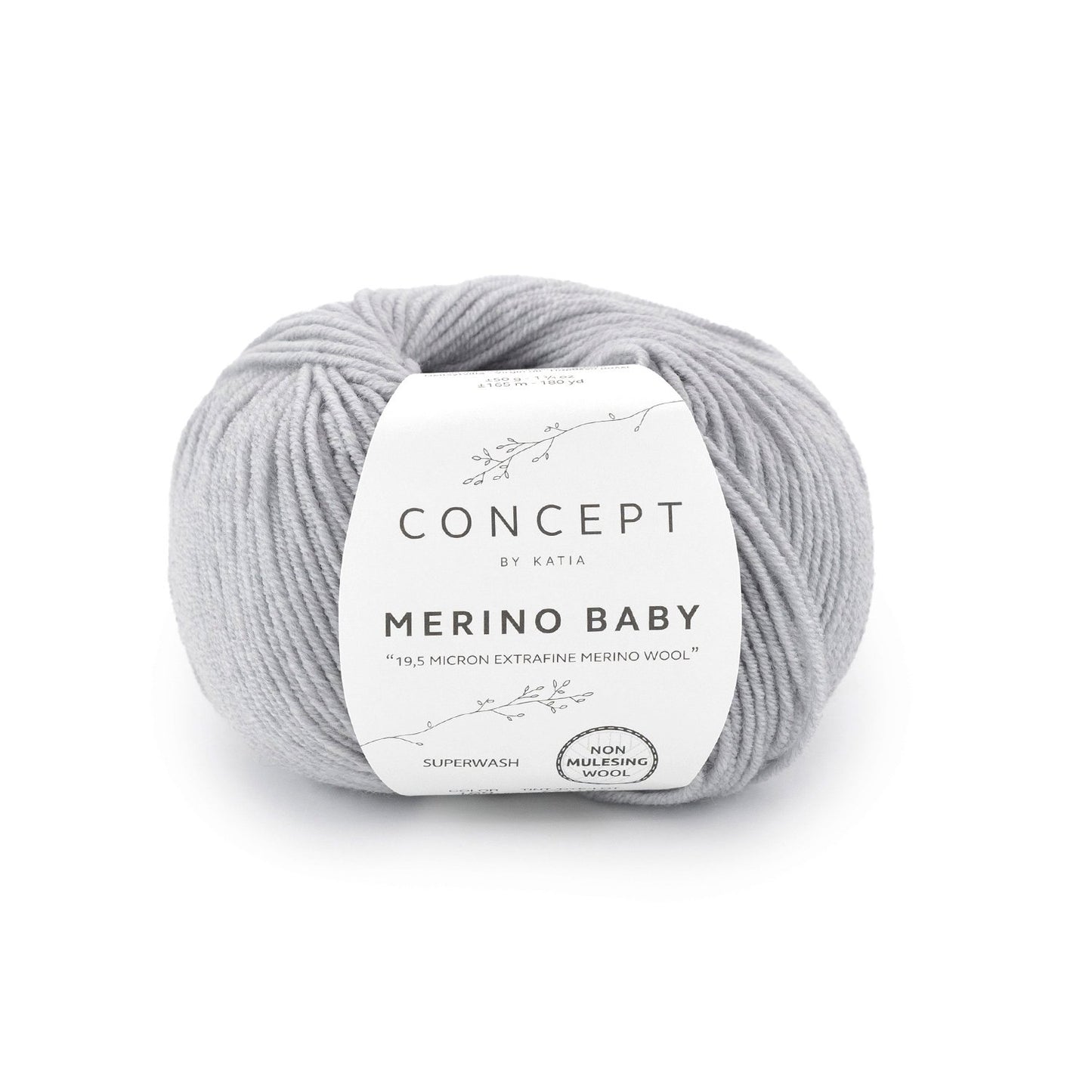 Katia Merino Baby Licht grijs kleur - 160