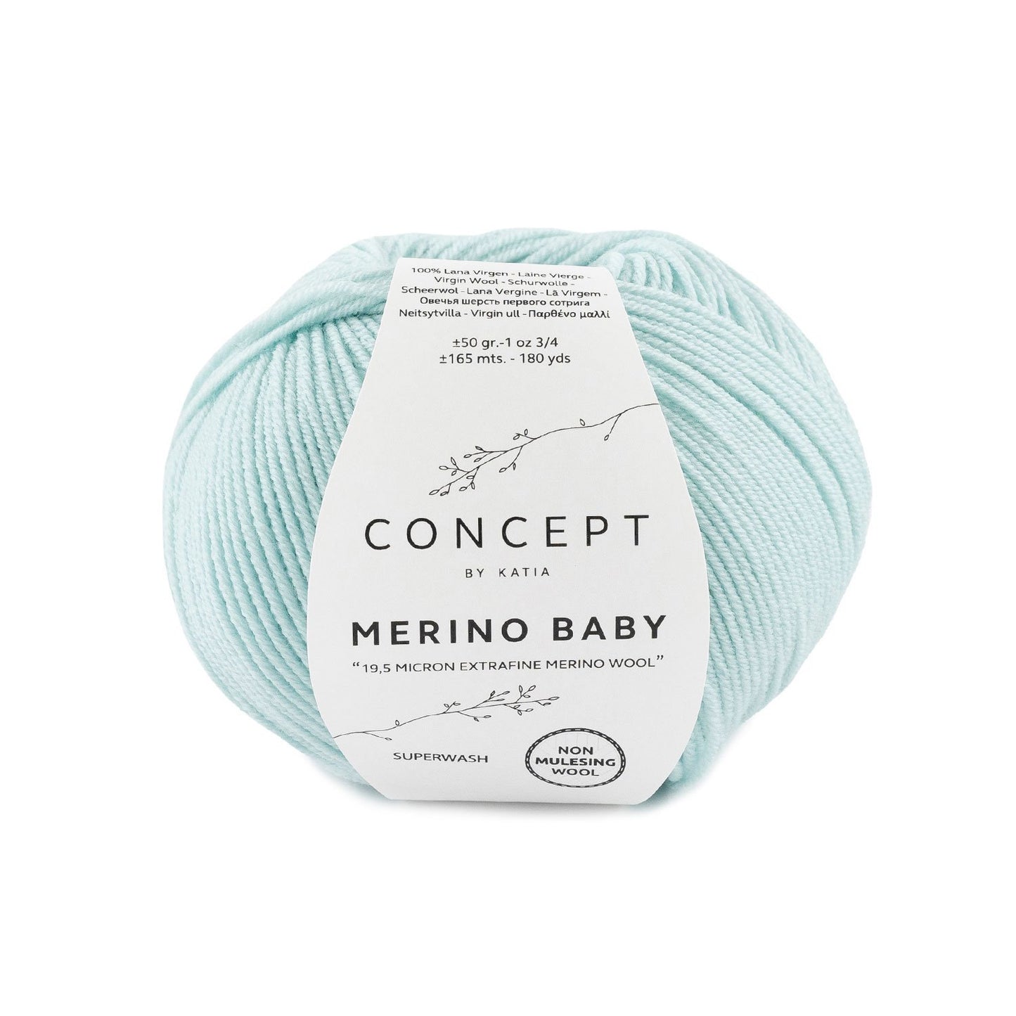 Katia Merino Baby Water blauw kleur - 73