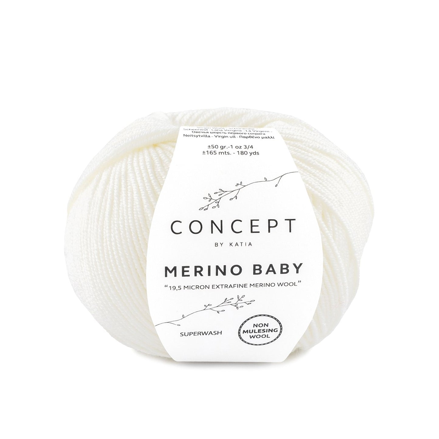 Katia Merino Baby Wit kleur - 1