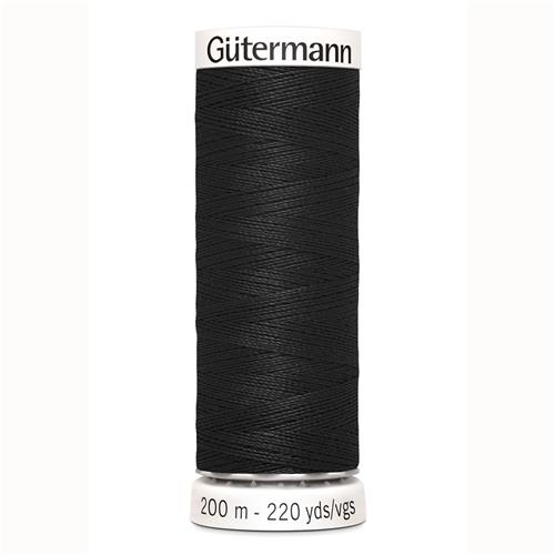 Gütermann Polyester allesnaaigaren 200 meter dikte 100 - Kleur 000