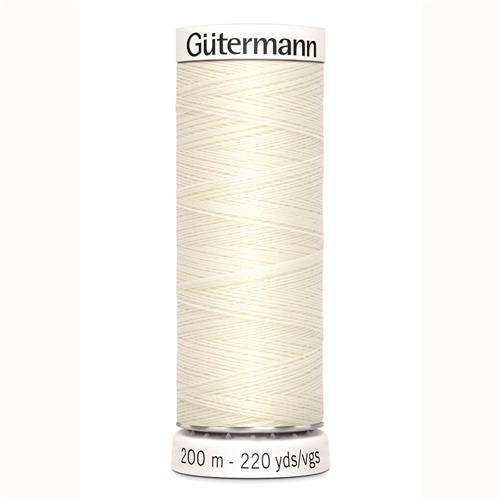 Gütermann Polyester allesnaaigaren 200 meter dikte 100 - Kleur 1