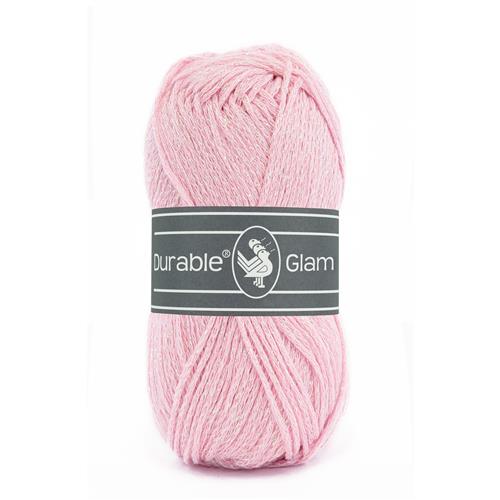 Durable Glam brei - en haakgaren 50 gram 130 meter katoen/polyester - Kleur 203