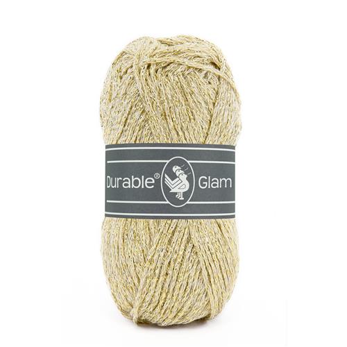 Durable Glam brei - en haakgaren 50 gram 130 meter katoen/polyester - Kleur 2172