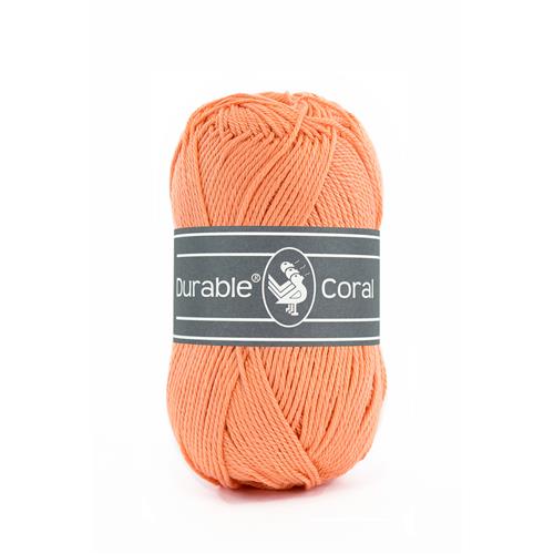 Durable Coral brei- en haakgaren 50 gram 125 meter 100 % katoen - Kleur 2195