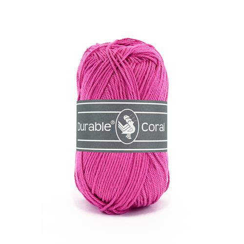 Durable Coral brei- en haakgaren 50 gram 125 meter 100 % katoen - Kleur 241
