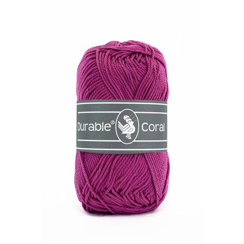 Durable Coral brei- en haakgaren 50 gram 125 meter 100 % katoen - Kleur 248