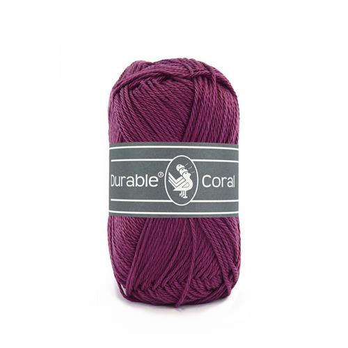 Durable Coral brei- en haakgaren 50 gram 125 meter 100 % katoen - Kleur 249
