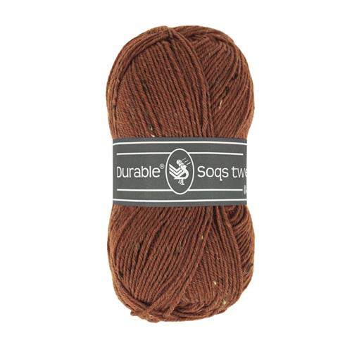 Durable Soqs Tweed 417 - Bombay Brown