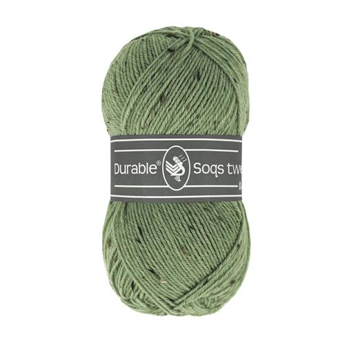 Durable Soqs Tweed 424 - Saxon Green