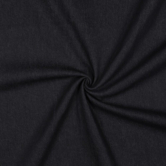 DENIM STRETCH 11OZ RECYCLED BLACK BLUE WASHED