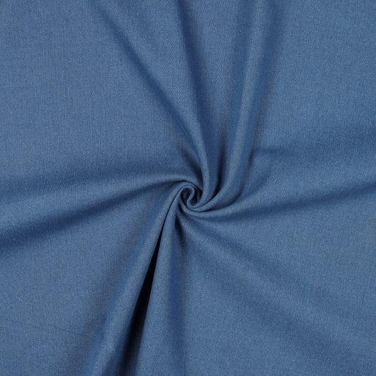 DENIM STRETCH 11OZ RECYCLED INDIGO BLEACHED