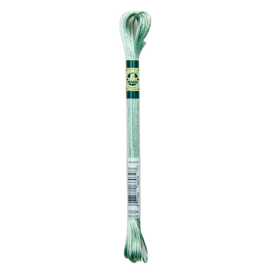 DMC Mouliné Satin splijtbaar borduurgaren 6 draads 8 meter - Kleur S504