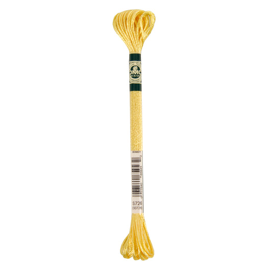 DMC Mouliné Satin splijtbaar borduurgaren 6 draads 8 meter - Kleur S726