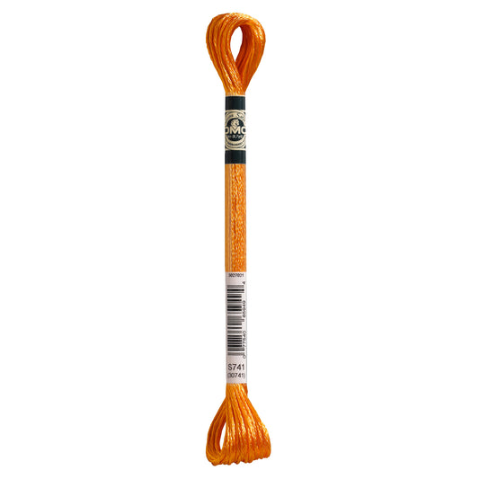 DMC Mouliné Satin splijtbaar borduurgaren 6 draads 8 meter - Kleur S741
