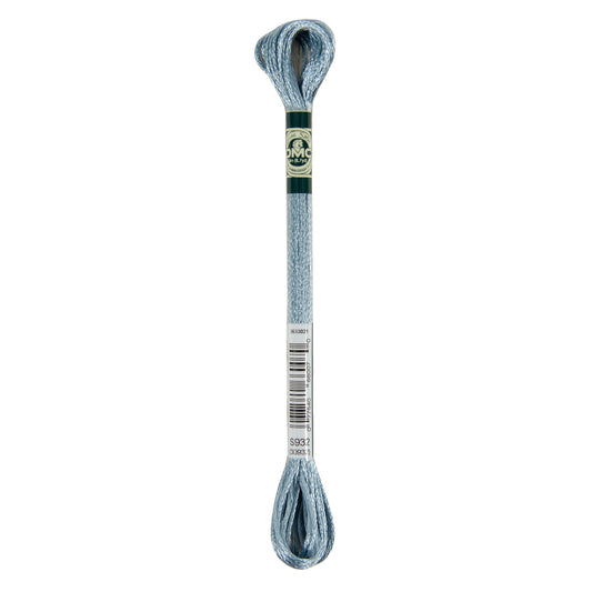 DMC Mouliné Satin splijtbaar borduurgaren 6 draads 8 meter - Kleur S932