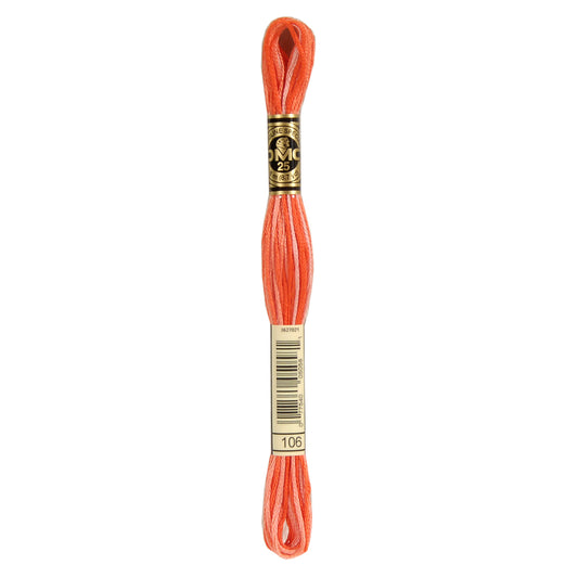 DMC Mouliné splijtzijde borduurgaren 6 draads 8 meter - Kleur 106