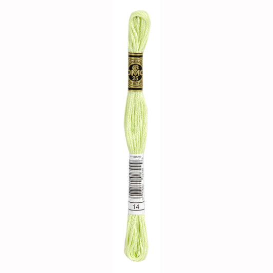 DMC Mouliné splijtzijde borduurgaren 6 draads 8 meter - Kleur 14