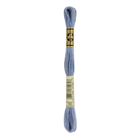 DMC Mouliné splijtzijde borduurgaren 6 draads 8 meter - Kleur 160
