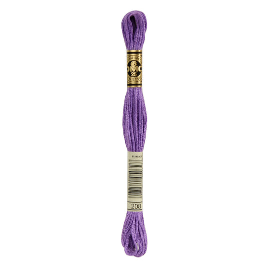DMC Mouliné splijtzijde borduurgaren 6 draads 8 meter - Kleur 208