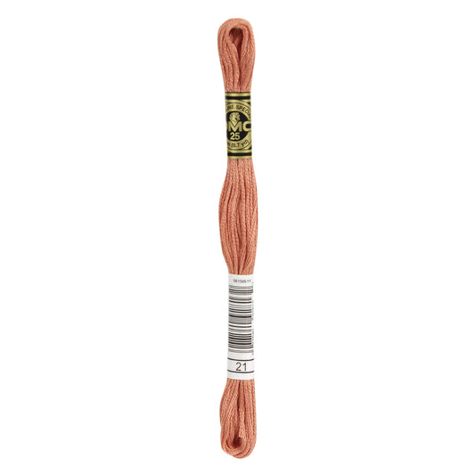 DMC Mouliné splijtzijde borduurgaren 6 draads 8 meter - Kleur 21
